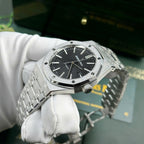 Audemars Piguet Watch Royal Oak Frosted Gold 15410BC Dial Black 41mm