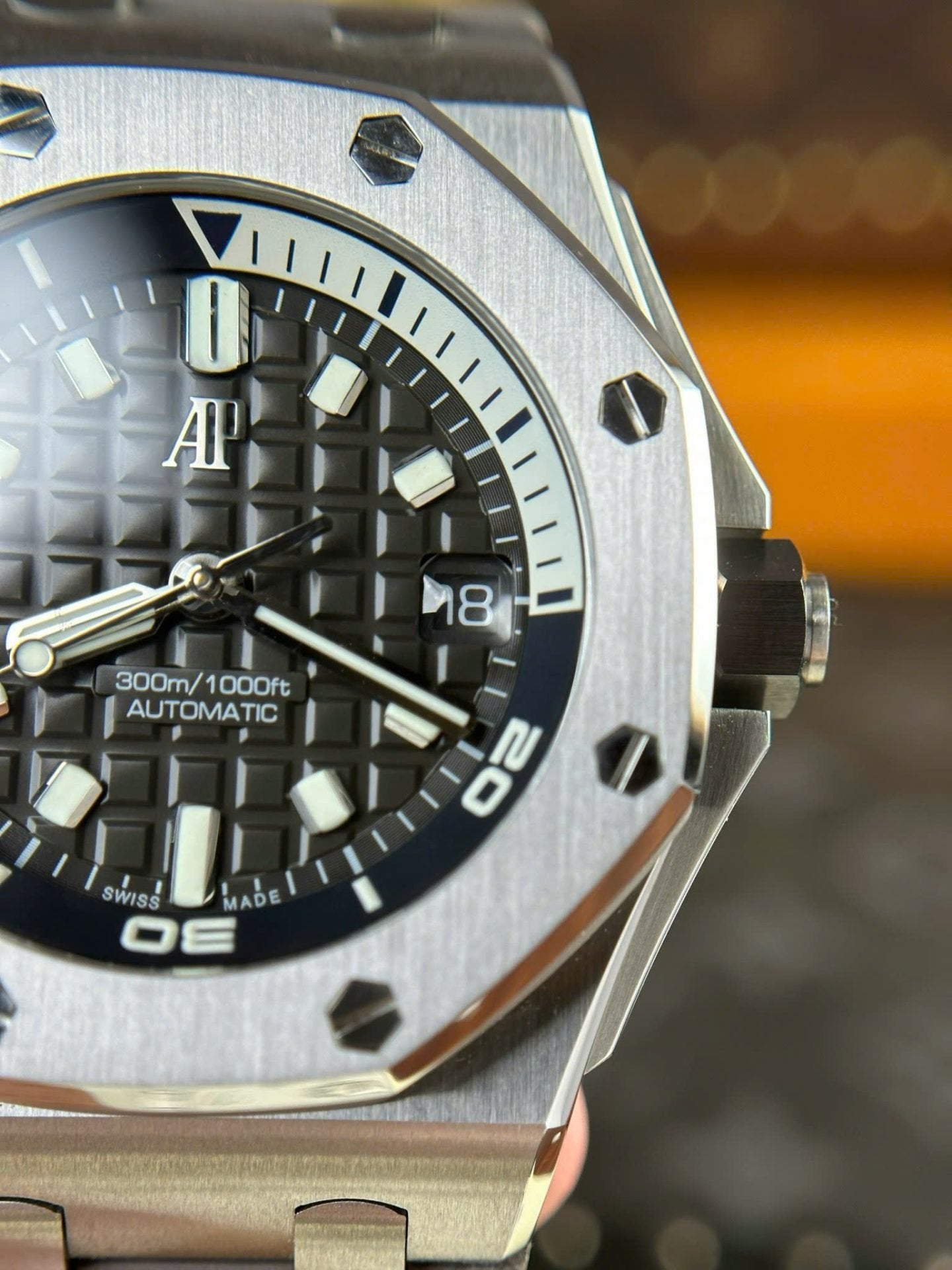 Audemars Piguet Watch Royal Oak Offshore 15720 Black Dial 42mm