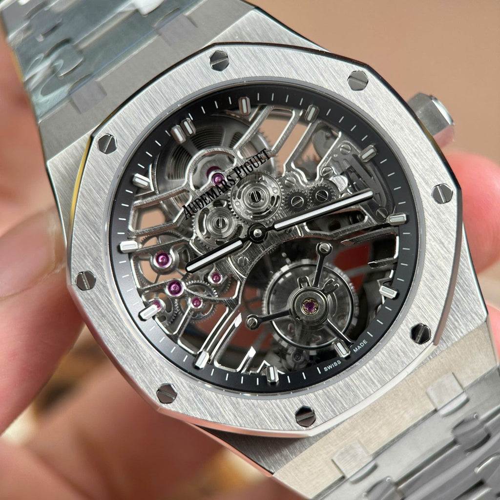 Audemars Piguet Watch Royal Oak Tourbillon 26735 Skeleton Dial Metal Wire 41mm