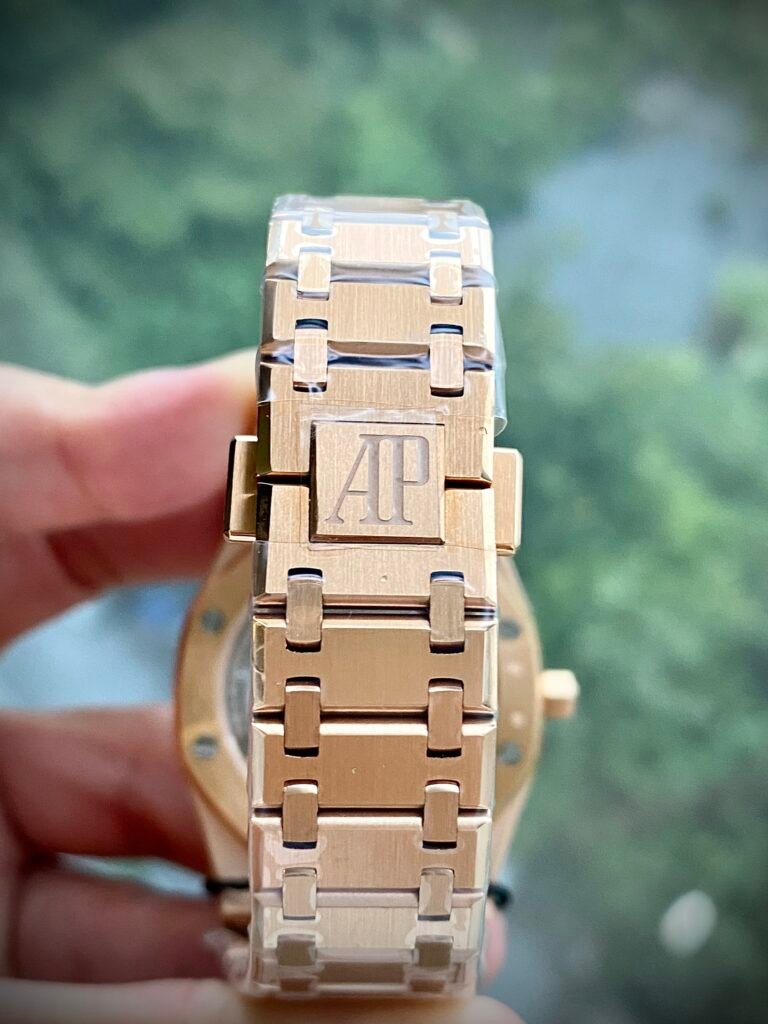 Audemars Piguet Watch Royal Oak 15202OR Jumbo Blue Dial 39mm