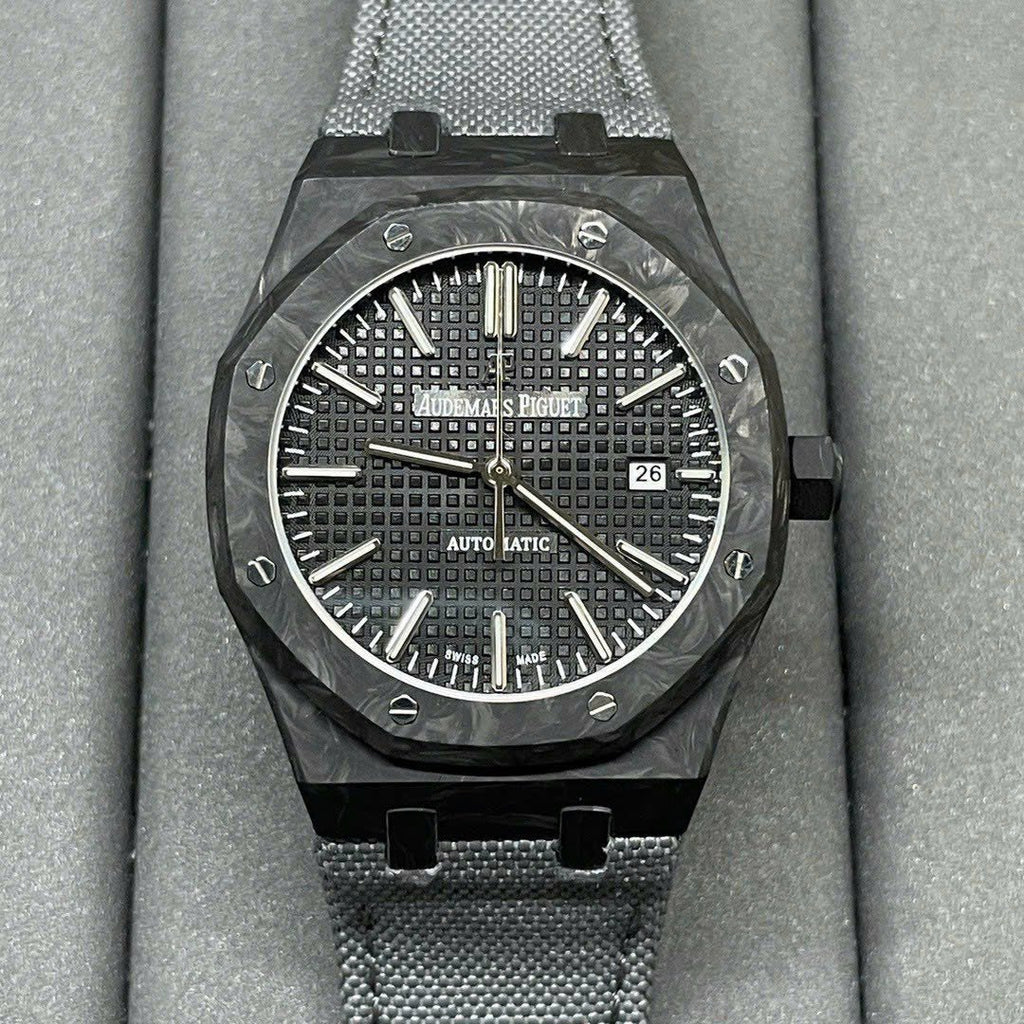 Audemars Piguet Watch Royal Oak 15400 Carbon Dial Black 41mm