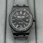 Audemars Piguet Watch Royal Oak 15400 Carbon Dial Black 41mm