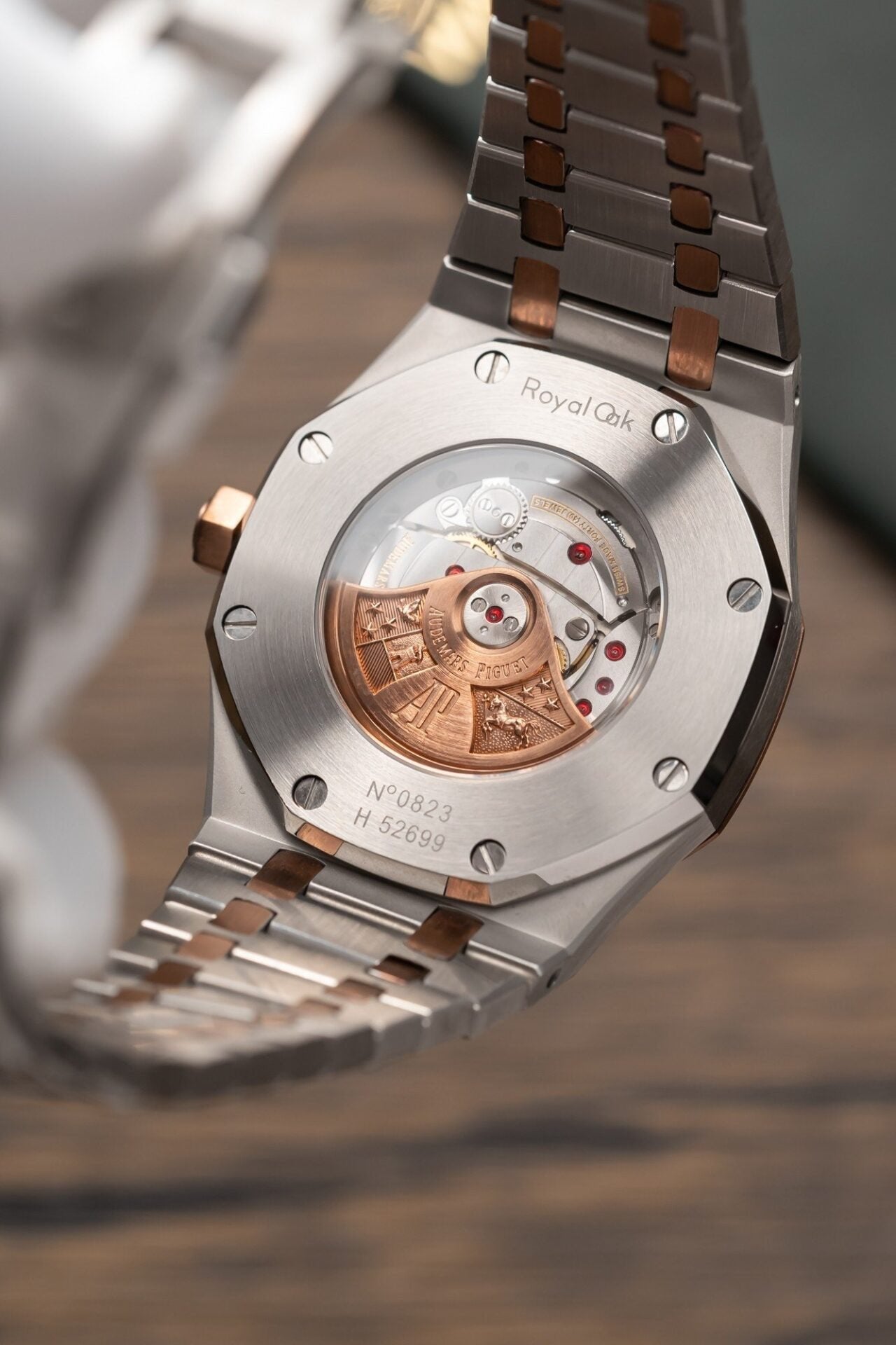 Audemars Piguet Royal Oak 15400 Demi Rose Watch 41mm