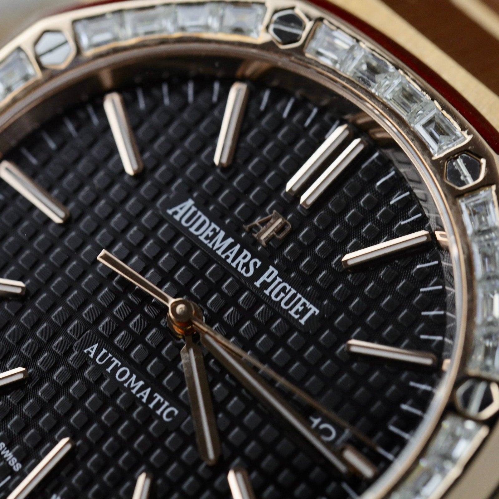 Audemars Piguet Watch Royal Oak 15400OR Moissanite Diamonds 41mm