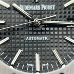Audemars Piguet Watch Royal Oak 15400ST Black Dial Rubber Strap 41mm