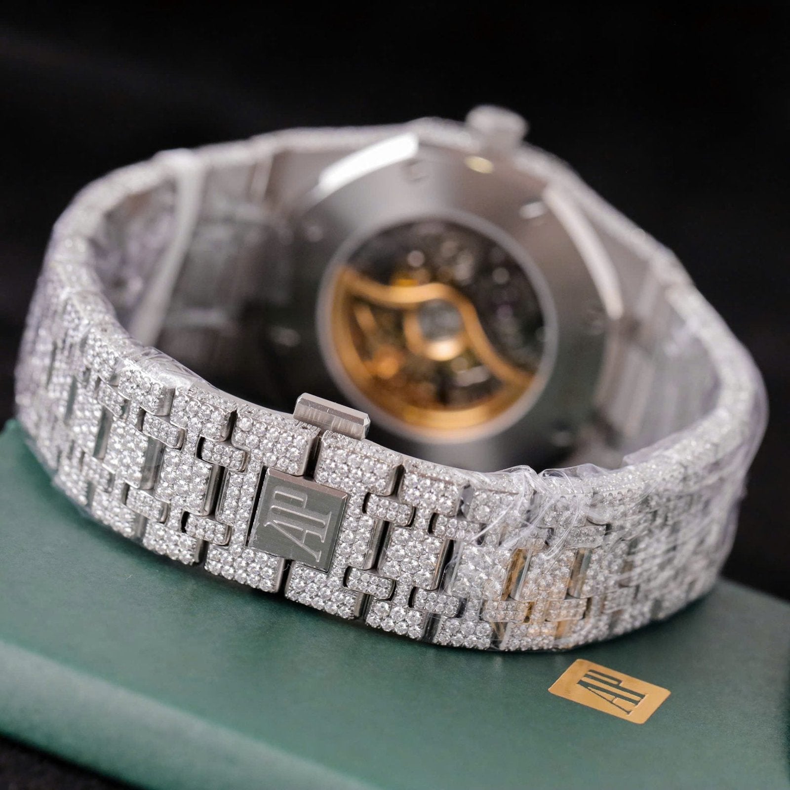 Audemars Piguet Royal Oak 15407 Full Moissanite Diamonds 41mm