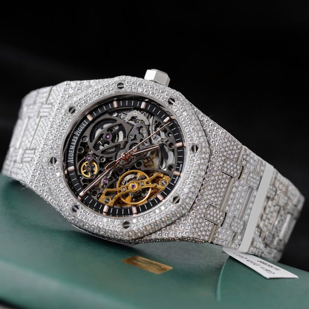 Audemars Piguet Royal Oak 15407 Full Moissanite Diamonds 41mm
