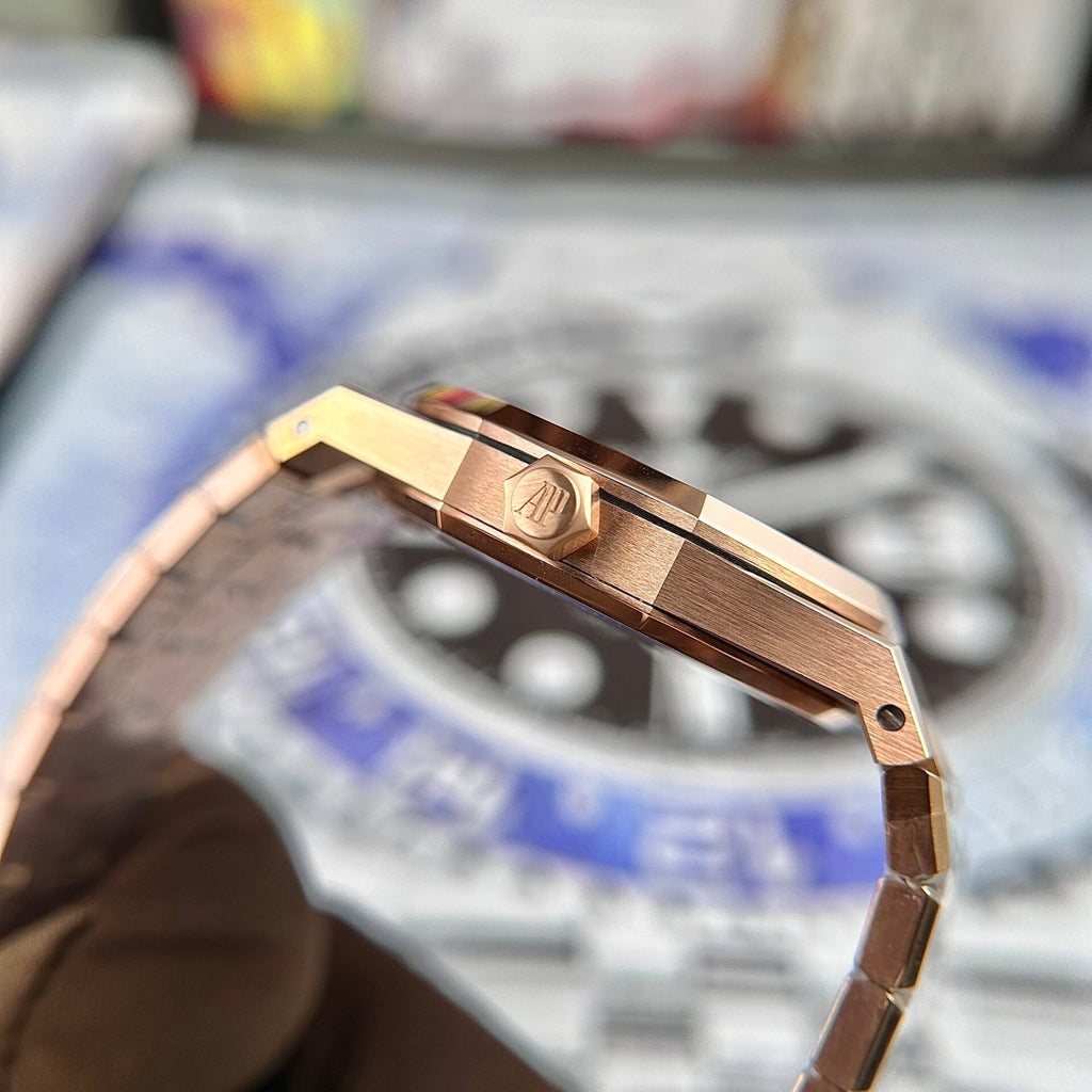 Audemars Piguet Royal Oak 15407 Rose Gold Watch 41mm