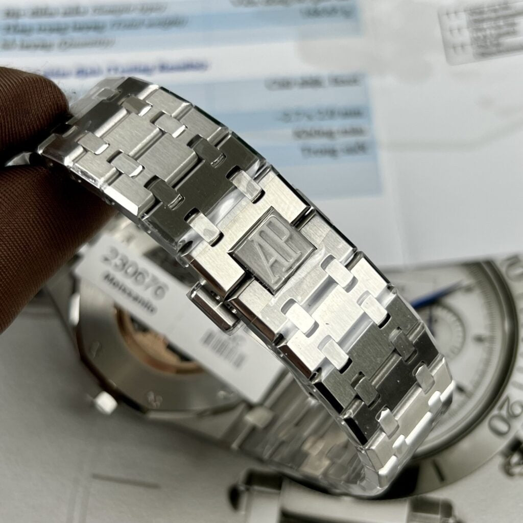 Audemars Piguet Royal Oak 15412BC Skeleton Moissanite Watch 41mm