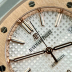 Audemars Piguet Royal Oak 15450 Watch Demi Rose Gold 37mm