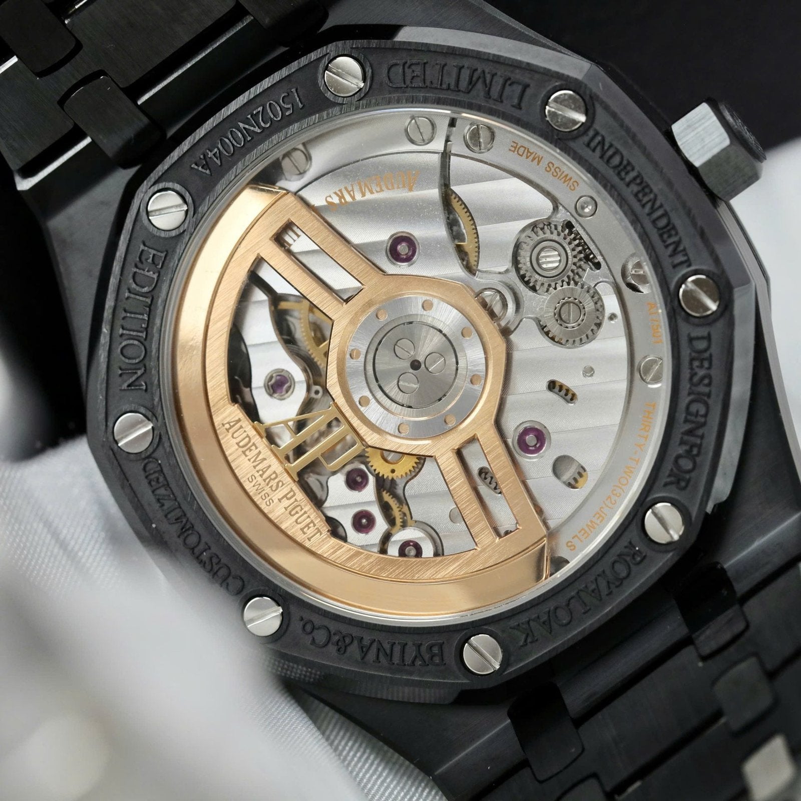 Audemars Piguet Royal Oak 15500 Watch Black Ceramic 41mm