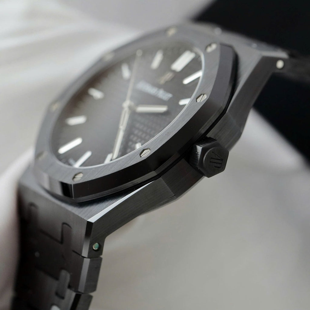 Audemars Piguet Royal Oak 15500 Watch Black Ceramic 41mm