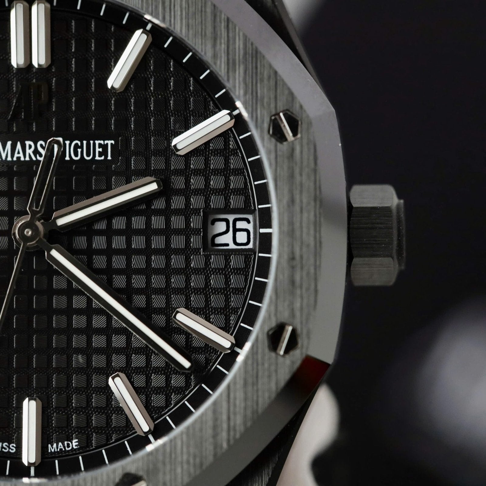 Audemars Piguet Royal Oak 15500 Watch Black Ceramic 41mm