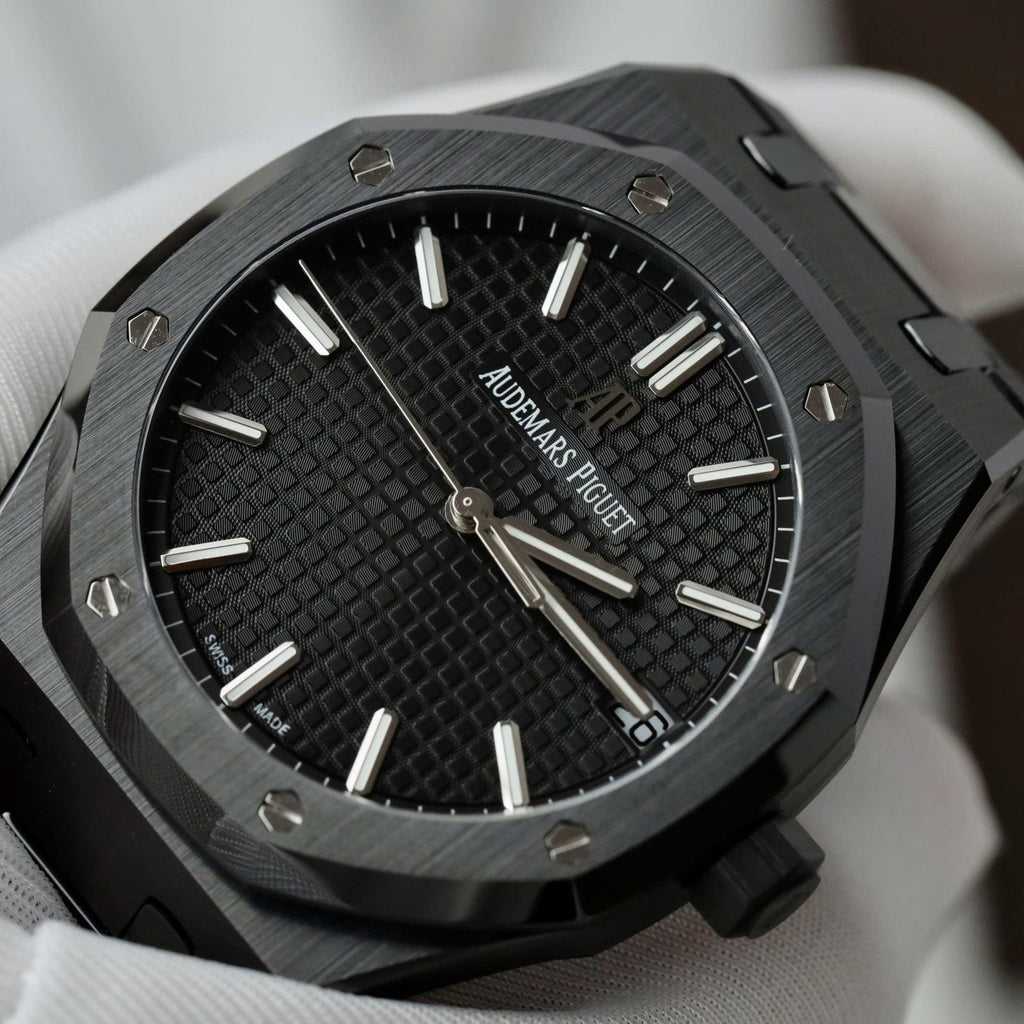 Audemars Piguet Royal Oak 15500 Watch Black Ceramic 41mm