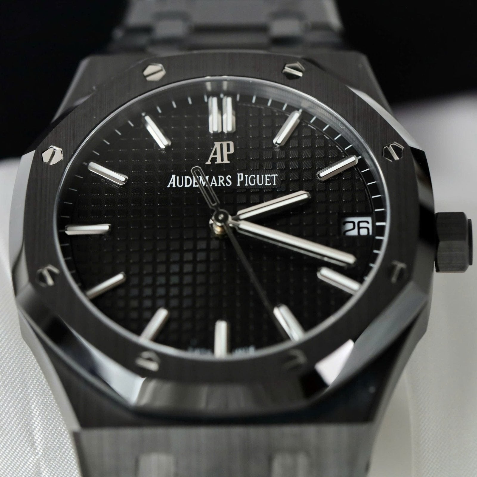 Audemars Piguet Royal Oak 15500 Watch Black Ceramic 41mm