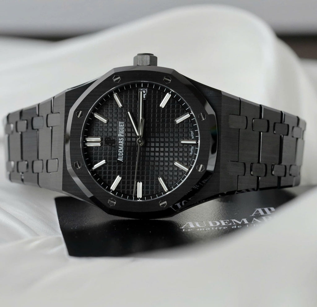 Audemars Piguet Royal Oak 15500 Watch Black Ceramic 41mm