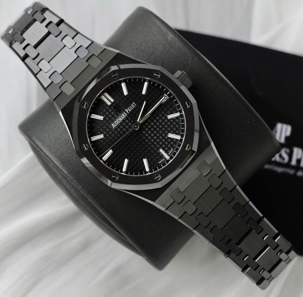 Audemars Piguet Royal Oak 15500 Watch Black Ceramic 41mm