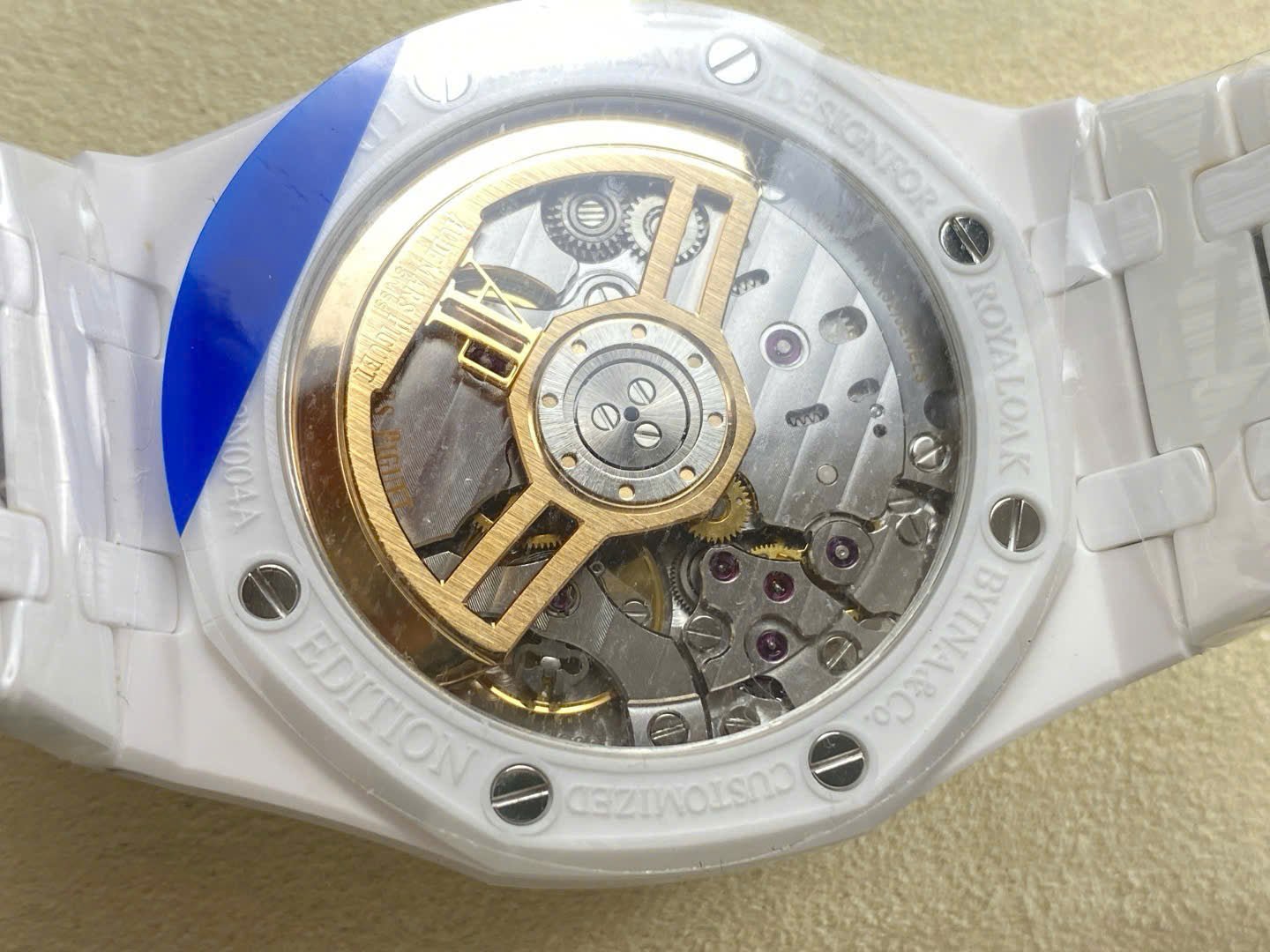 Audemars Piguet Royal Oak 15500 Dial Black Watch White Ceramic 41mm