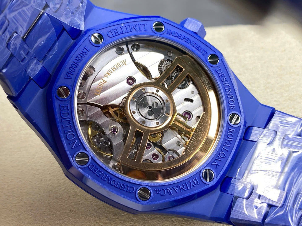 Audemars Piguet Watch Royal Oak 15500 Ceramic Blue 41mm