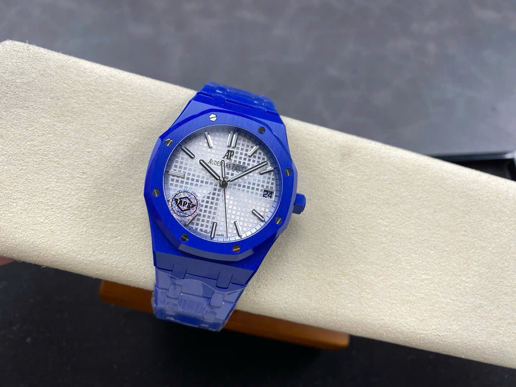Audemars Piguet Watch Royal Oak 15500 Ceramic Blue 41mm