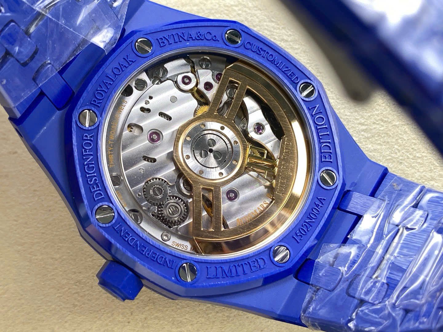 Audemars Piguet Watch Royal Oak 15500 Ceramic Blue 41mm