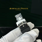 Audemars Piguet Royal Oak 15500 Watch Dial Black Rubber Strap 41mm