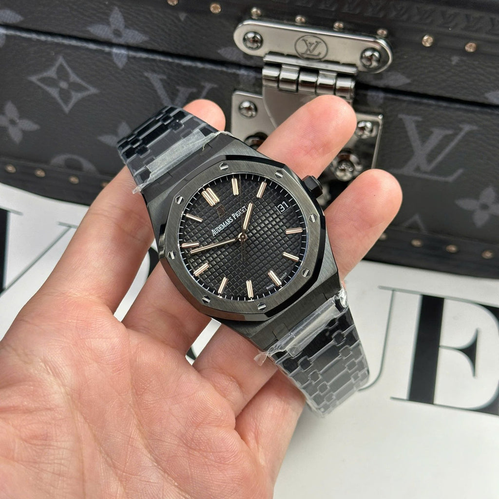 Audemars Piguet Royal Oak 15500 Watch Black Dial 41mm