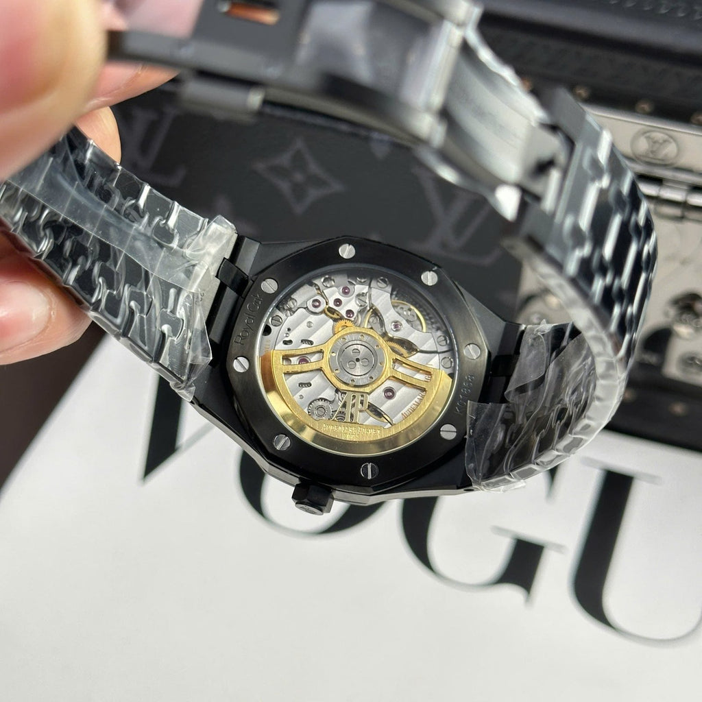 Audemars Piguet Royal Oak 15500 Watch Black Dial 41mm