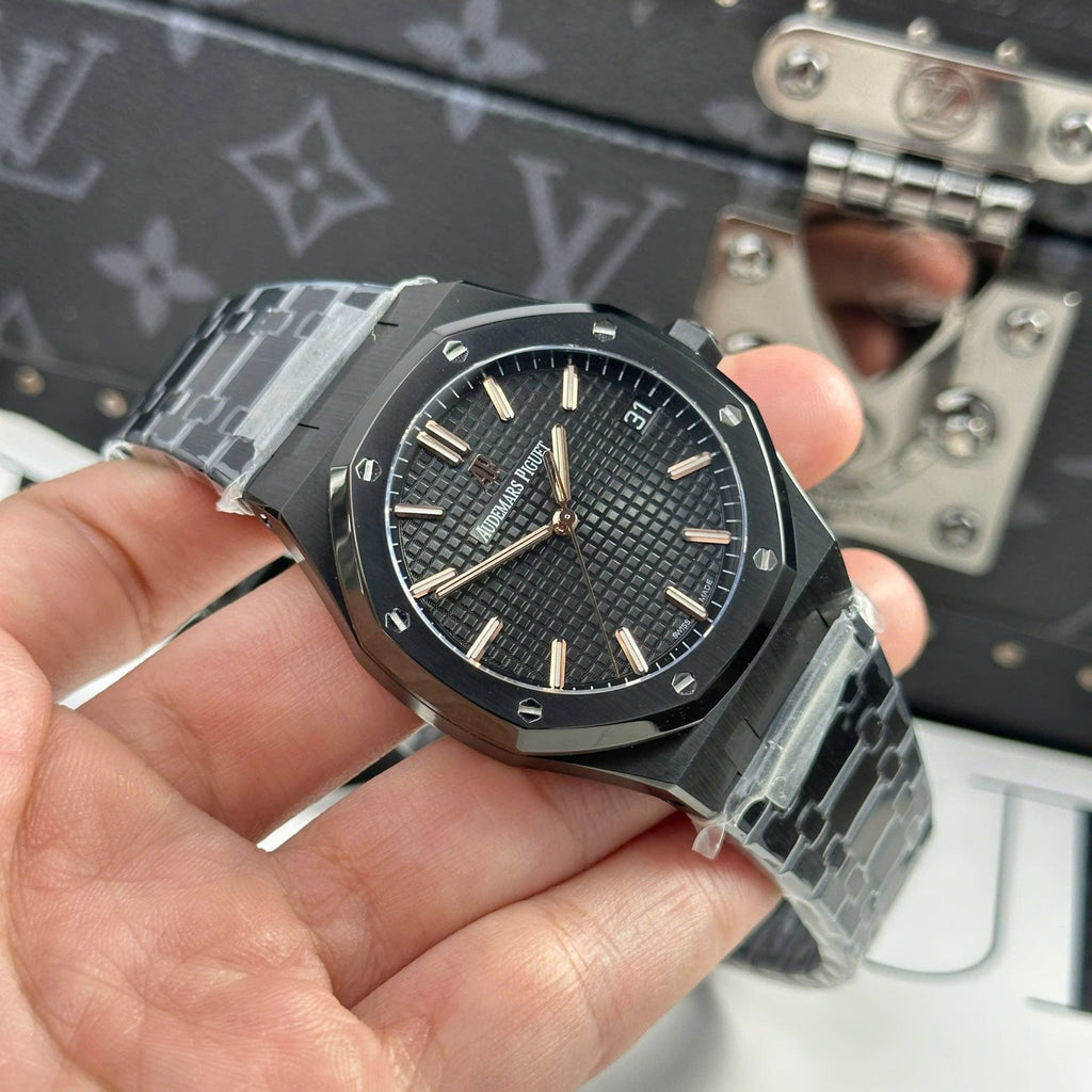 Audemars Piguet Royal Oak 15500 Watch Black Dial 41mm