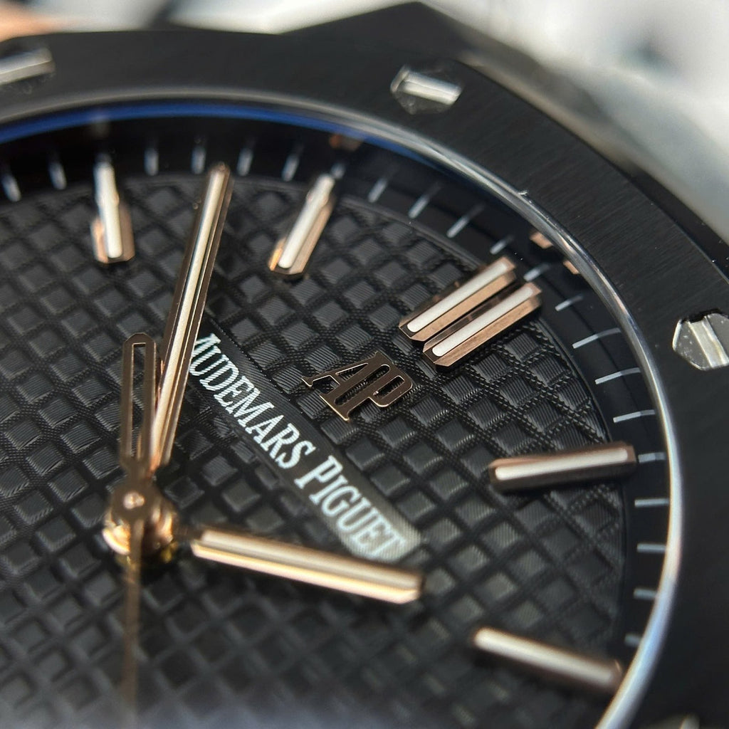 Audemars Piguet Royal Oak 15500 Watch Black Dial 41mm