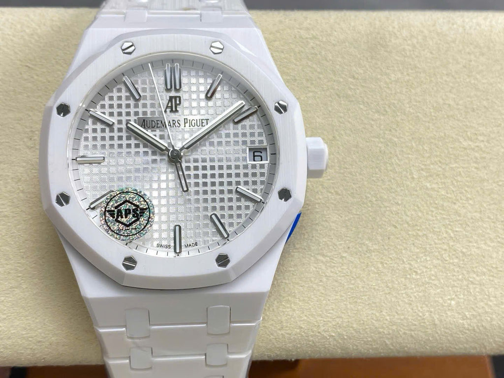 Audemars Piguet Royal Oak 15500 Watch White Ceramic 41mm