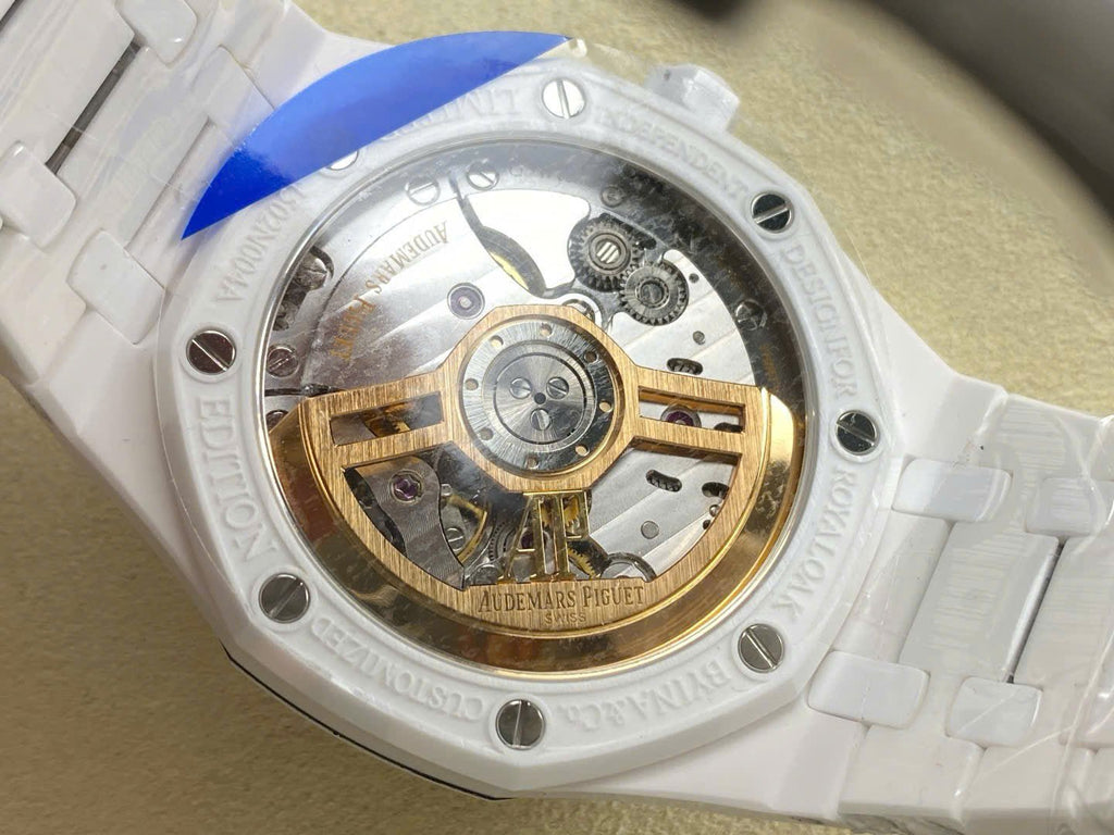 Audemars Piguet Royal Oak 15500 Watch White Ceramic 41mm