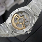Audemars Piguet Royal Oak 15500ST Frosted Gold Watch Dial Blue 41mm