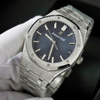 Audemars Piguet Royal Oak 15500ST Frosted Gold Watch Dial Blue 41mm