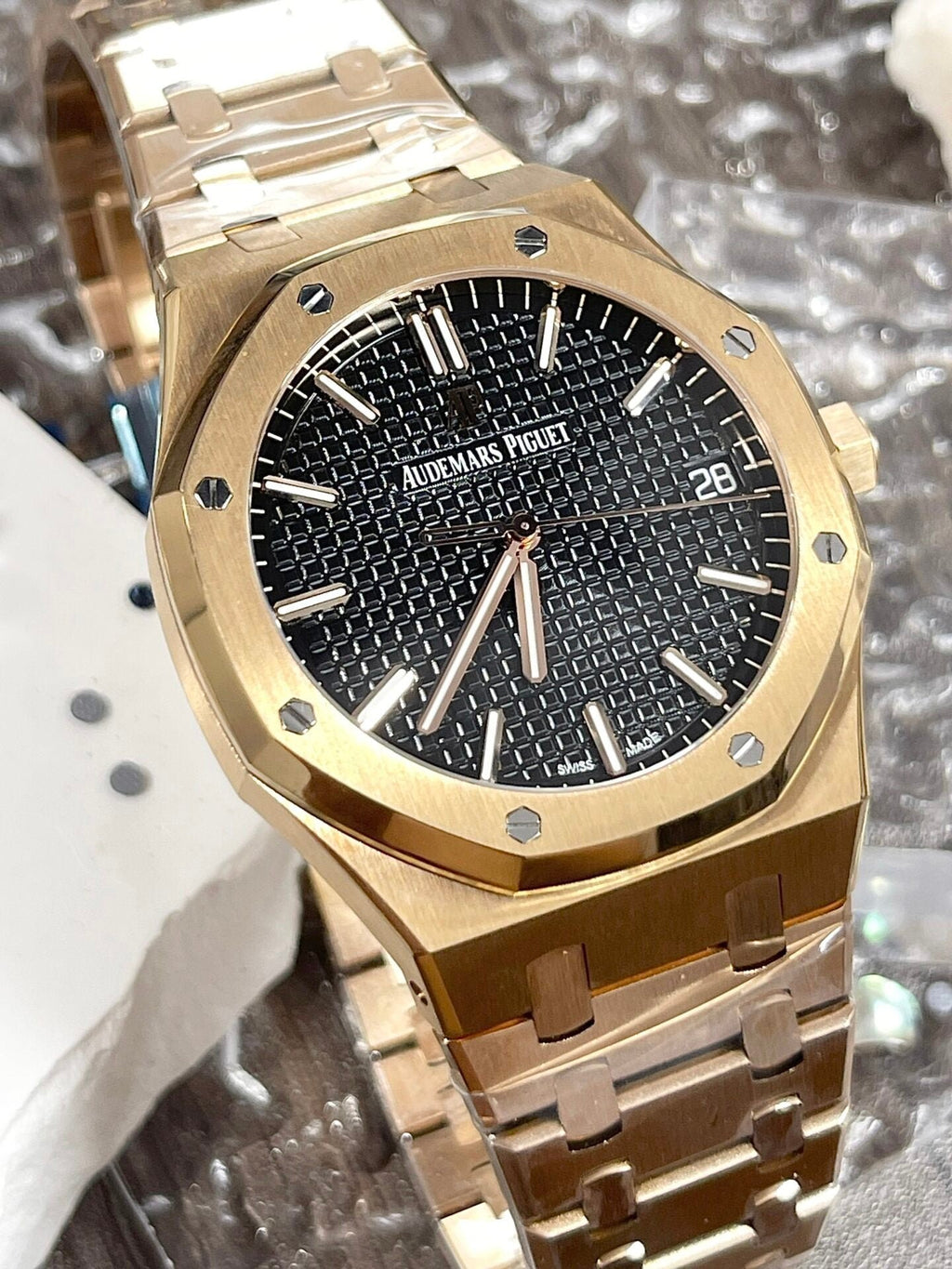 Audemars Piguet Royal Oak 15510OR Watch Black Dial 41mm