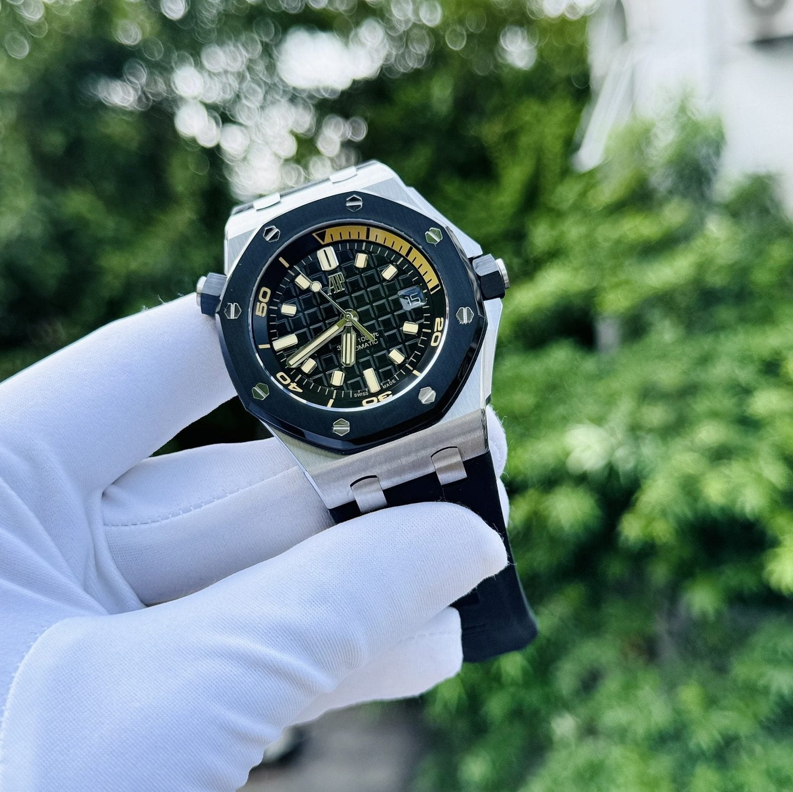 Audemars Piguet Watch Royal Oak 15720ST Black Dial 42mm