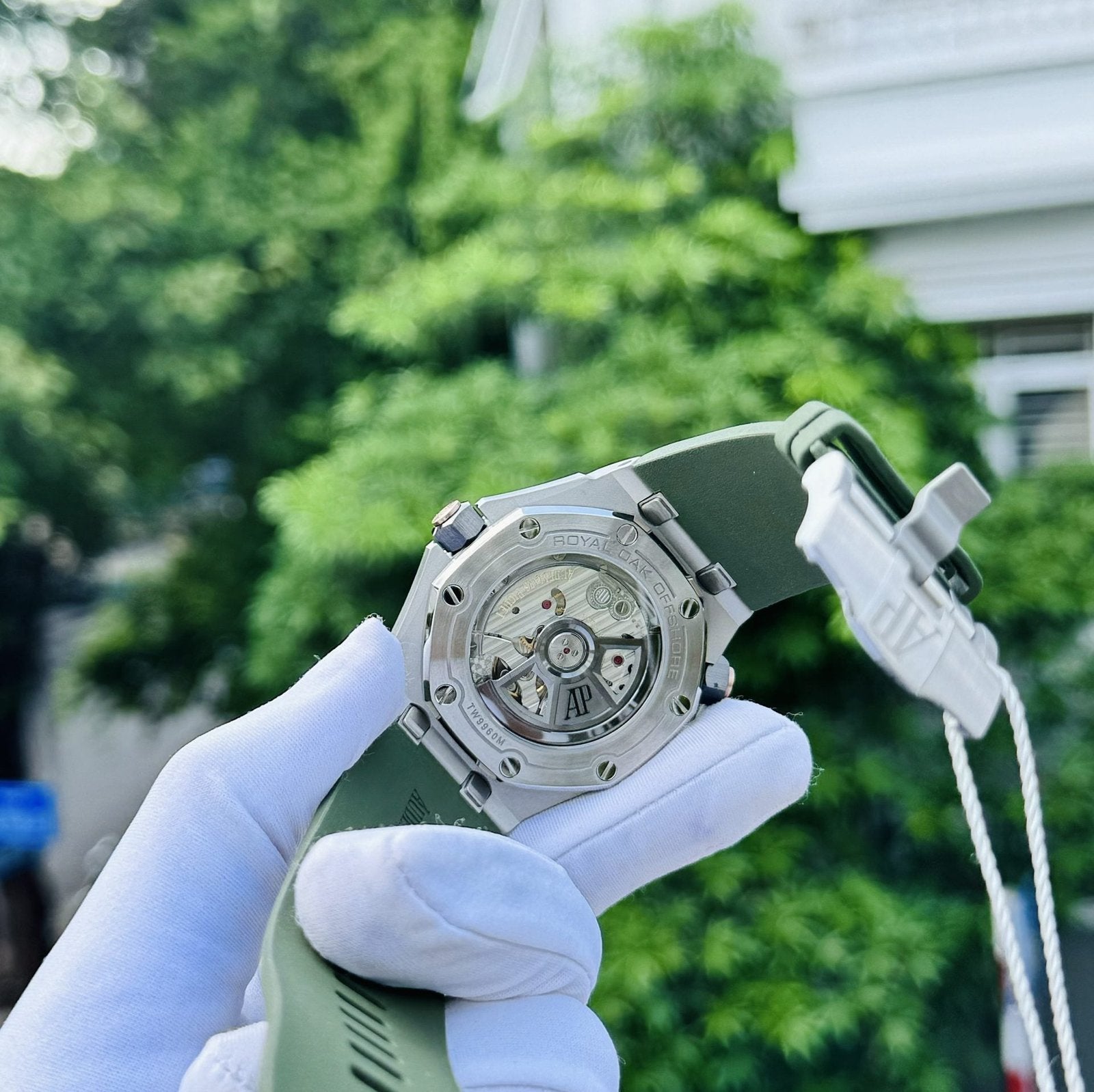 Audemars Piguet Watch Royal Oak 15720ST Green Dial 42mm
