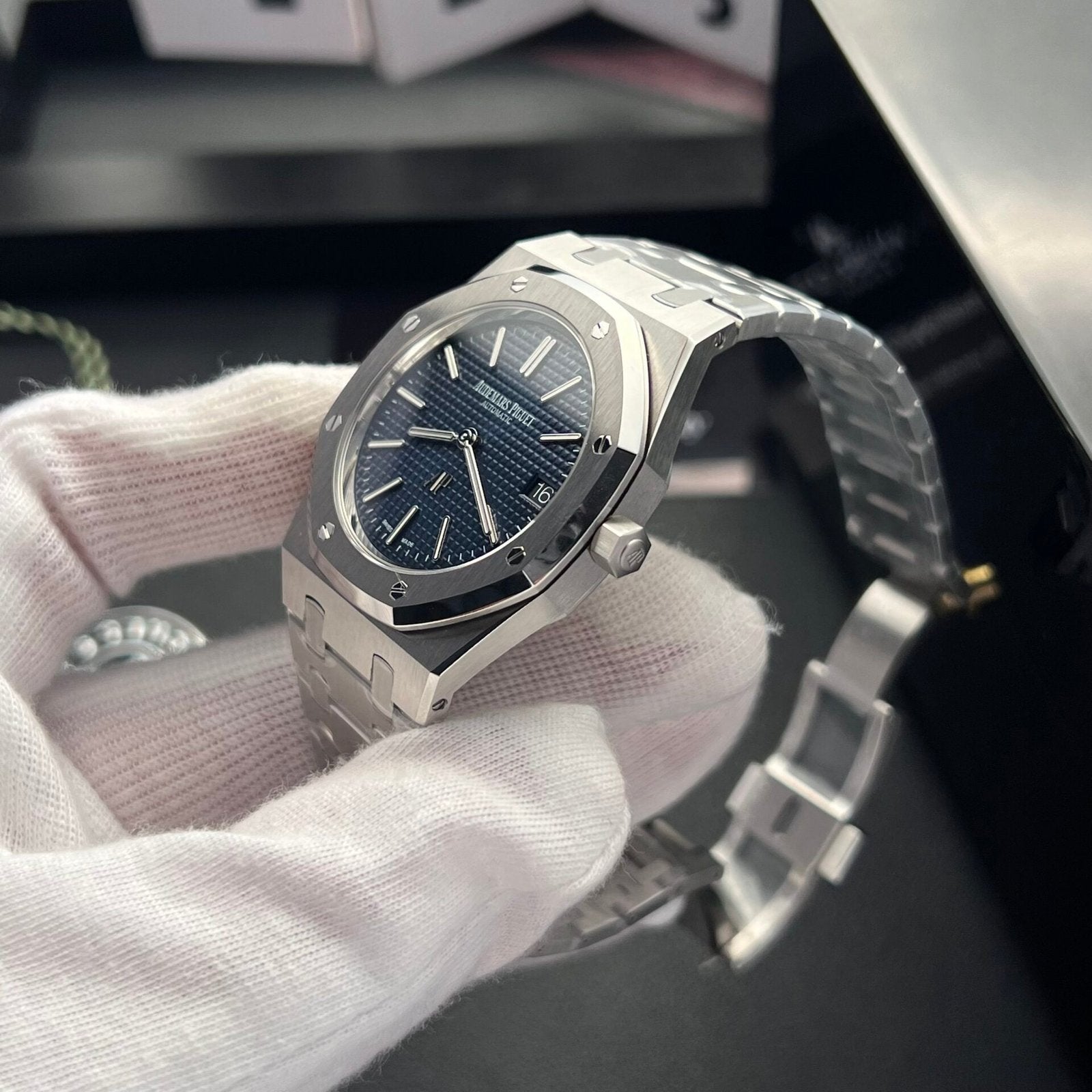 Audemars Piguet Watch Royal Oak 16202ST Blue Dial 39mm