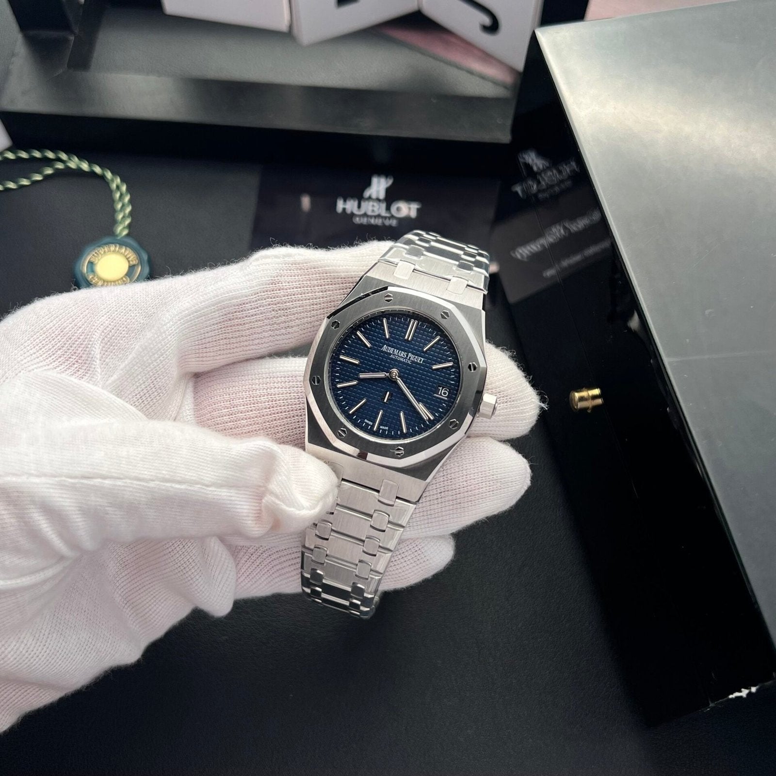 Audemars Piguet Watch Royal Oak 16202ST Blue Dial 39mm
