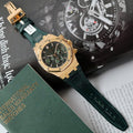 Audemars Piguet Watch Royal Oak 26240OR Green Dial Gold Wrapped 41mm