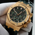 Audemars Piguet Watch Royal Oak 26240OR Green Dial Gold Wrapped 41mm