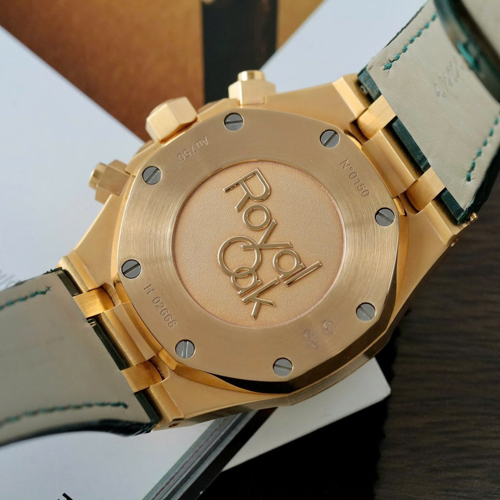 Audemars Piguet Watch Royal Oak 26240OR Green Dial Gold Wrapped 41mm