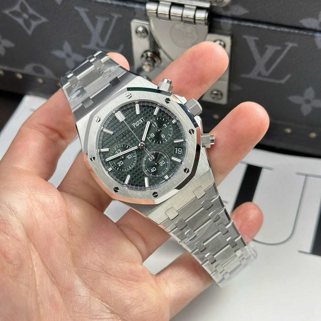 Audemars Piguet Royal Oak 26240ST Watch Green Dial 41mm