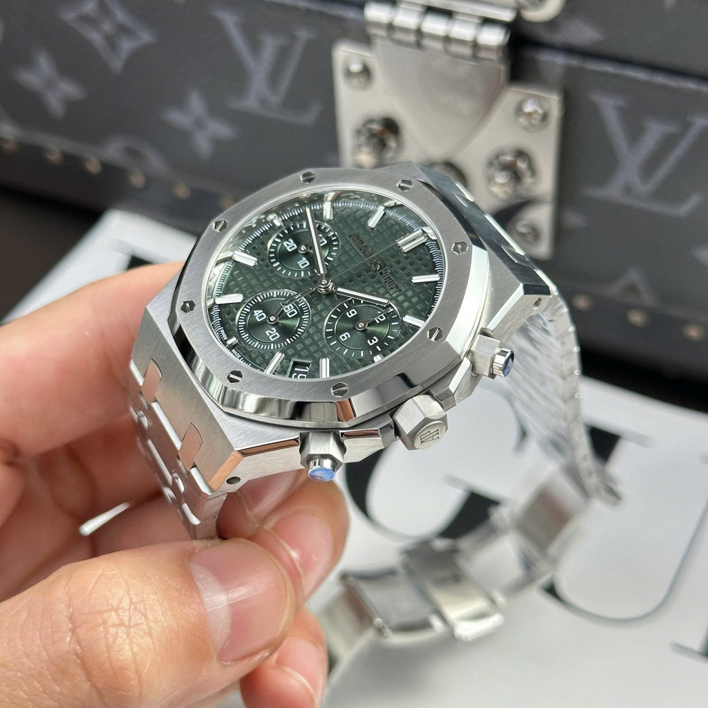 Audemars Piguet Royal Oak 26240ST Watch Green Dial 41mm
