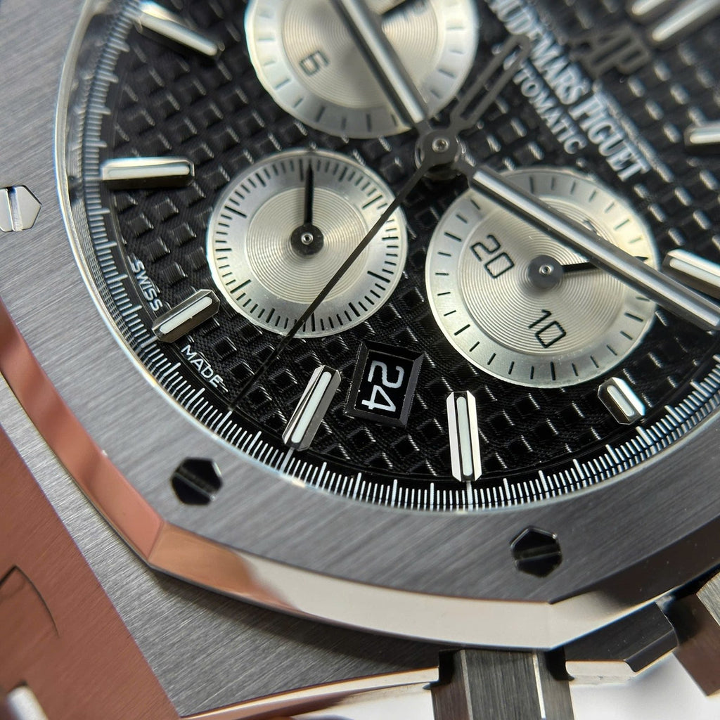 Audemars Piguet Watch Royal Oak 26331 Chronograph Dial Black 41mm