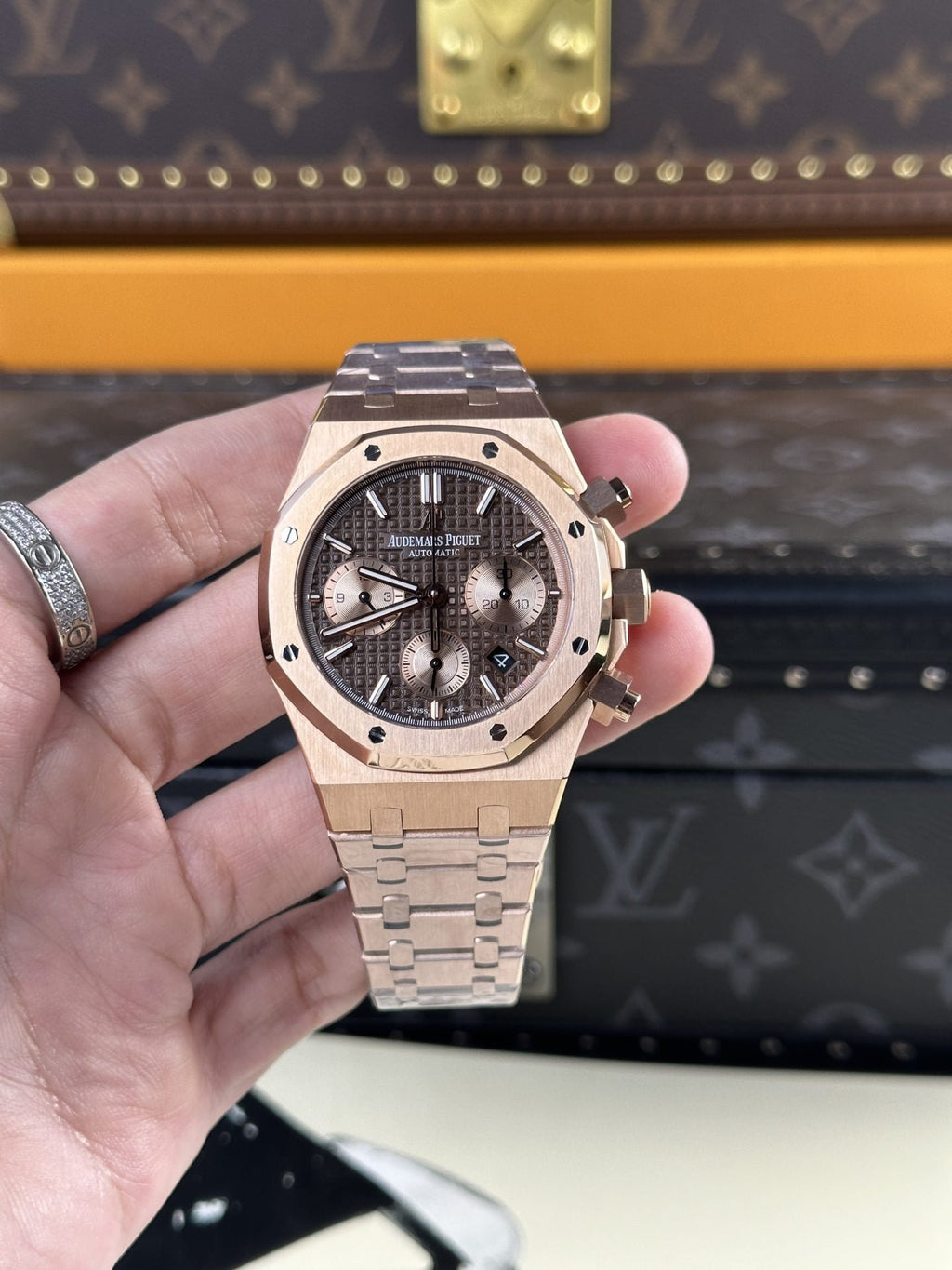 Audemars Piguet Watch Royal Oak 26331OR Chocolate Dial 41mm