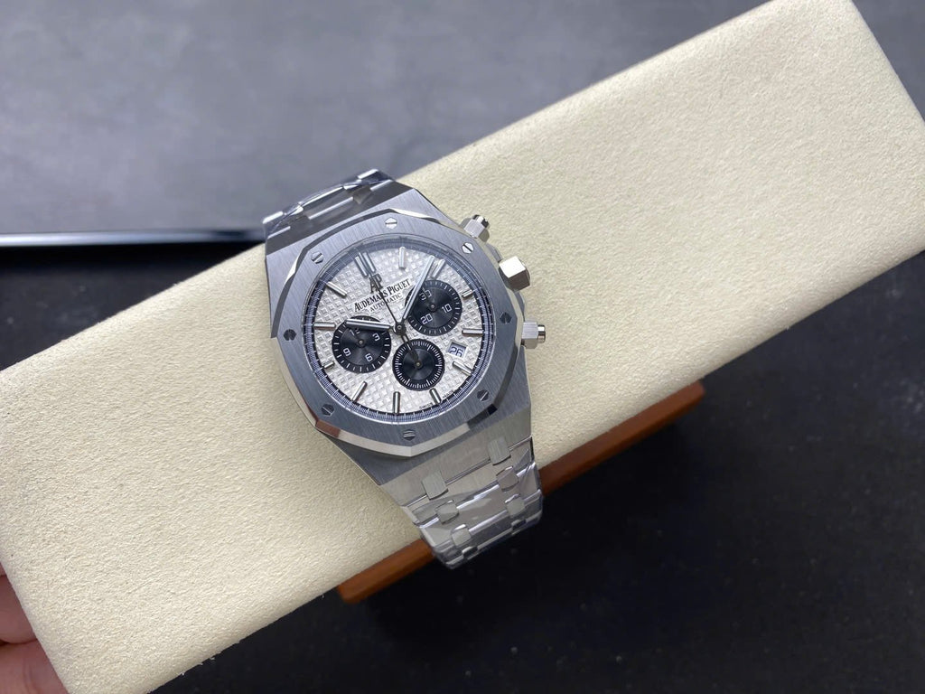 Audemars Piguet Watch Royal Oak 26331 Chronograph Dial White 41mm