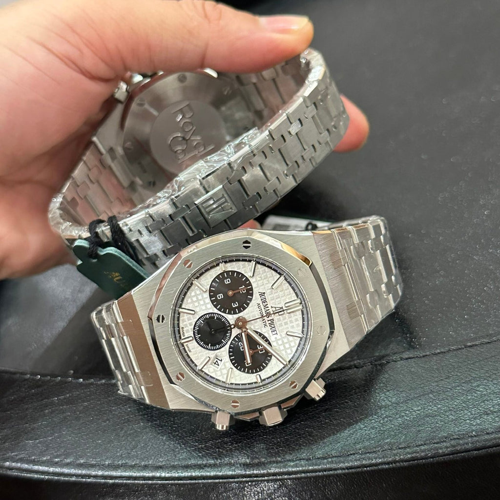 Audemars Piguet Royal Oak 26331ST Watch White Dial 41mm