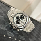 Audemars Piguet Royal Oak 26331ST Watch White Dial 41mm