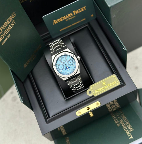 Audemars Piguet Royal Oak 26574ST Watch Blue Dial 41mm